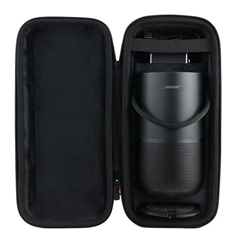 Image of Khanka Hard Travel Case Replacement for Bose Portable Smart Speaker (Square Triple Black)