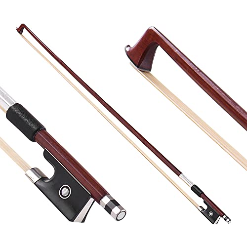 Entemah Concert Level 4/4 Violin Fiddle Bow Well Balanced IPE Wood Stick Ebony Horsehair