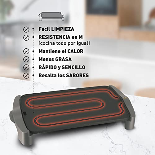 Plancha de Asar JATA GR555A para asar con facilidad. - Imagen 5
