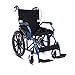 XJZHANG Manueller Selbstfahrender Rollstuhl Aus Aluminiumlegierung Klappbare Leichte Rollstühle Tragbare Multifunktions-Motorroller Für Den Reisetransport
