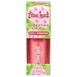 Tree Hut Strawberry Hydrating Lip Oil, Sheer Pink Glossy Lip Oil, Non-Sticky Moisturizing Formula for Smooth, Kissable Lips, 0.16 fl oz
