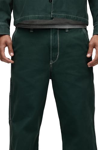 HUDSON Men's Luca Relaxed Fit Wide Leg Carpenter Pant4