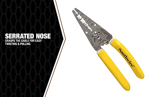 Image of Southwire Heavy Duty NM-B Romex Cable Wire Stripper /Cutter with Ergonomic Handles 12 AWG -14 AWG, rust proof (Pack of 5)