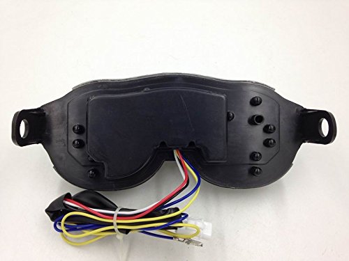 Httmt Mt177- New Smoke Rear Led Tail Light Compatible With 2001-2002 Yzf R6 Yzfr6 01 02 #TOP4