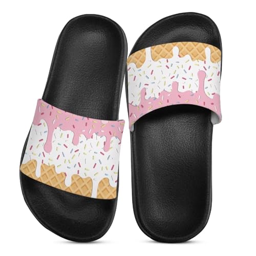 Image of Slides for Boys Girls Quick Drying Kids Slides Sandals Non-Slip