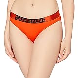  Calvin Klein Classic Bikini Bas de Maillot de Bain, Rouge (Mandarin Red 659), XS Femme