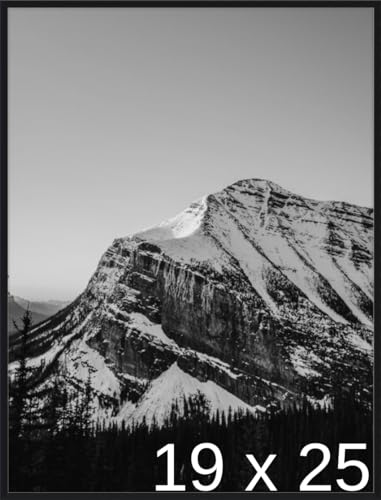 Frame It Easy 19 1/2 x 25 Satin Black Metal Frame (Ashford) 19.5x25 inches