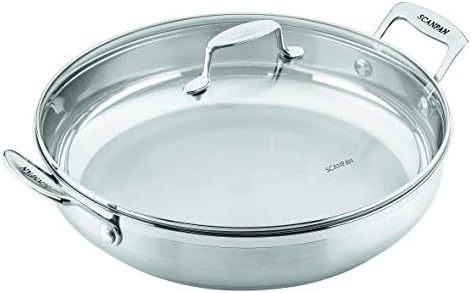 Scanpan Impact Stainless Steel Chef Pan with lid, 32cm/4.5 Litre