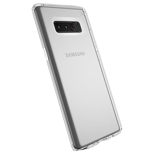 Speck Products Presidio Clear Cell Phone Case for Samsung Galaxy Note8 - Clear/Clear Presidio Clear