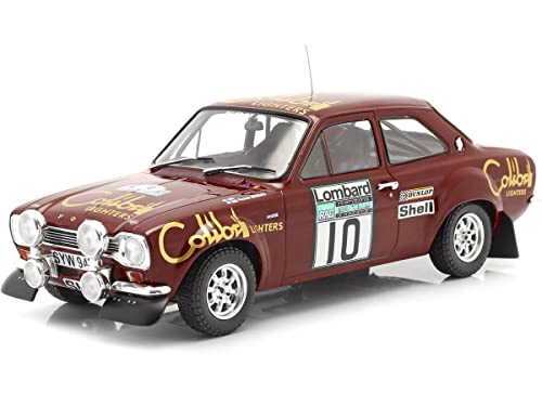  Ixo Models 1974 Ford Escort Mk1 RS 1600 Lombard RAC Rallye 10 Mikkola/Davenport 1:18 18RMC047C