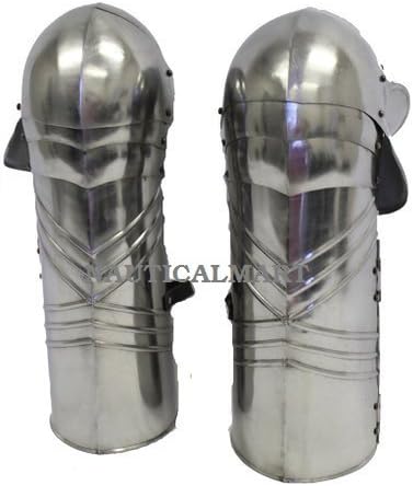 NauticalMart Full Leg Steel Gothic Armor Medieval Knight Costume