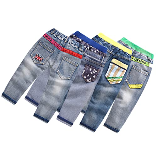 Kids Child Boys Elastic Spring Autumn Jean Denim Pants Casual Kids Pants Cool Sport Street Denim Pants3