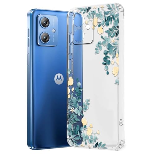 Image of Fashionury Soft Mobile Back Cover for Motorola G64 5g (Silicone Multicolor)