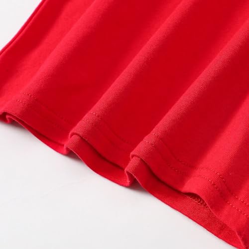 Image of 12M-14Y Toddler Baby Girls Peter Pan Collar Blouse Kids Girl Solid Color Puff Sleeve T-Shirts Casual Tee Tops