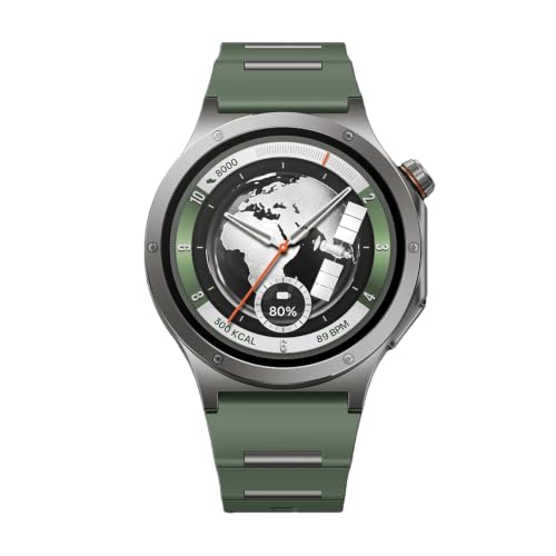 Image of OnePlus Watch4 47mm OLED,43g Ti,16-Day Battery, Health Track, 90+Sports, Green