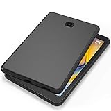 Galaxy Tab A 8.0 2018 Slim Case, SENON Slim Design Matte TPU Rubber Soft Skin Silicone Protective Case Cover for Samsung Galaxy Tab A 8.0 (2018) SM-T387 Verizon/Sprint - Black