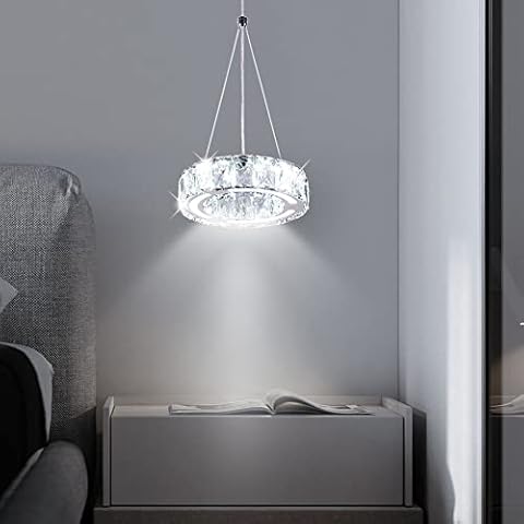 FRIXCHUR Modern Crystal LED Ceiling Light Cover