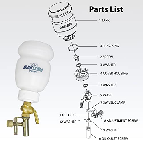 Firstinfo A1155 Patented 1 Liter Brake Service/Universal Automatic Brake Fluid Dispensing Refilling Bottle Bleeder Bottle #TOP5