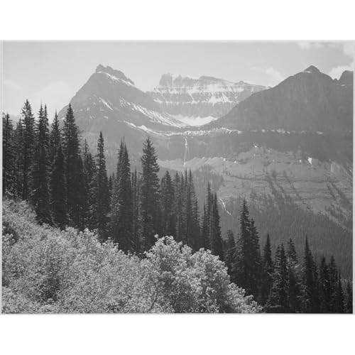 Toile Adams Glacier National Park Montana pour décorer un mur étroit