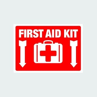 fagraphix First Aid Kit Sticker Decal Self Adhesive Safety Emergency kit Medical 4.00