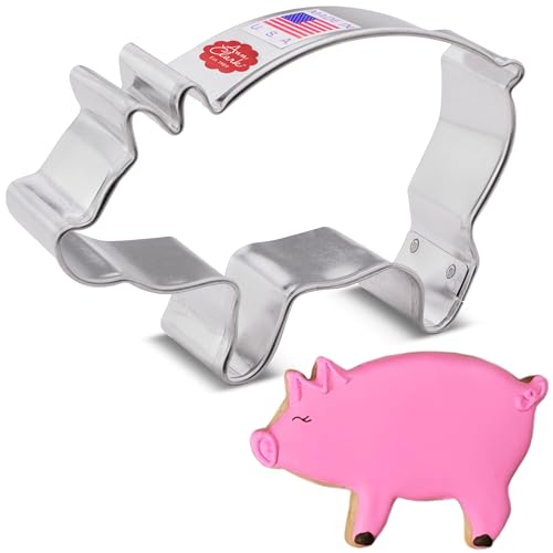 Ann Clark Pig Cookie Cutter, 3.75