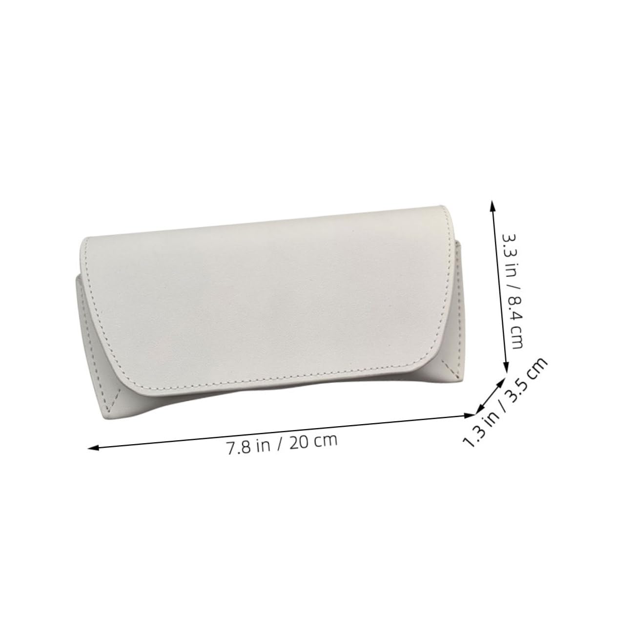 VALICLUD Housse De Protection Pour Lunettes Pochette Pour Étuis à Lunettes Pour Femmes Pochette Décorative Pour Lunettes De Soleil Étui à Lunettes Pvc Blanche