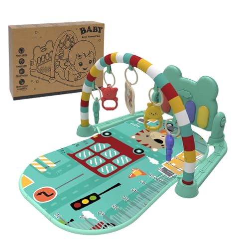 Mat De Gimnasia Para Bebés-Musical Learning Para Niños 0-36 Meses | Alfombra De Actividad De Bebés, Niño Creativo Reproduce Alfombra De Gimnasia Con Música, Alfombra De Actividad Sensorial Par