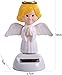 1Pc Solar Powered Dancing Toys,Angel Solar Dancing Figures,Solar Powered Shaking Hand Doll Toys,for Car Decoration Window Car Dashboard Automotive Interior Accessorie Solar Power Kits