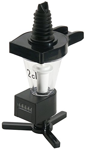 Spirituosen-Dosierer mit Zählwerk, für 0,75 l bzw. 1 l Flaschen/Portionsgröße: 2 cl, Ø dia. 5,5 cm, Länge: 16 cm | ERK