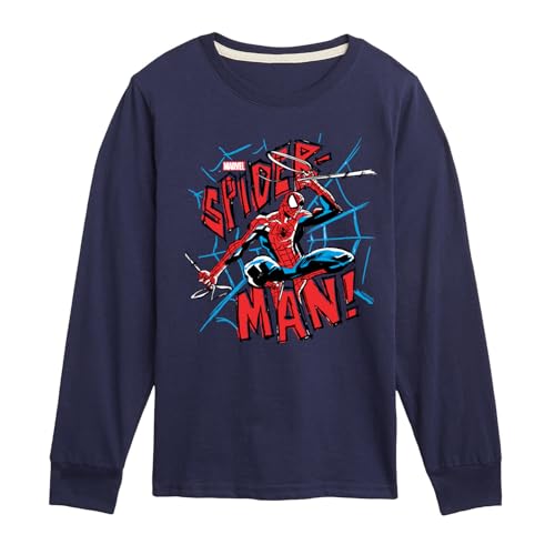 Marvel Spider-Man - Ink - Toddler and Youth Long Sleeve Graphic T-Shirt