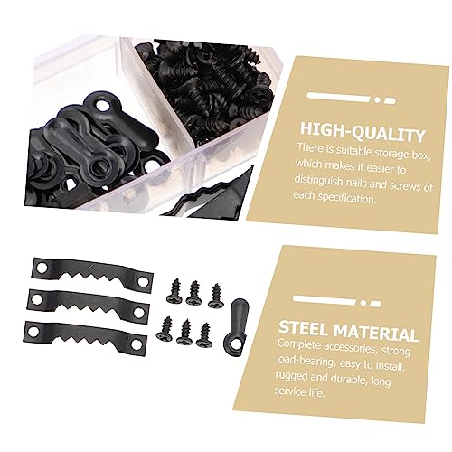 Image of DOITOOL 277pc Photo Frame Hook Set Steel Frame Hanging Hardware Kit Easy Install and