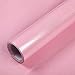 Folia do mebli, samoprzylepna folia dekoracyjna, tapeta samoprzylepna, wodoszczelna folia winylowa do mebli kuchni/lady/szafek, różowa, wysoki połysk, 40 cm x 300 cm