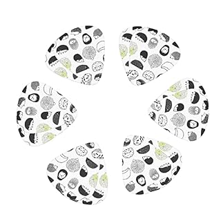 Ensemble de 12 médiators de guitare Hedgehog pour guitare acoustique, guitare électrique, contrebasse, ukulélé - Les Beatles, Paul McCartney, John Lennon, RIngo Starr, George Harrison Ensemble de 12 médiators de guitare Hedgehog pour guitare acoustique, guitare électrique, contrebasse, ukulélé – Image 2