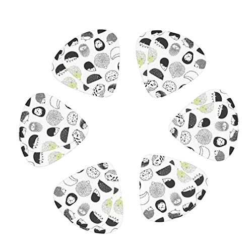 Ensemble de 12 médiators de guitare Hedgehog pour guitare acoustique, guitare électrique, contrebasse, ukulélé - Les Beatles, Paul McCartney, John Lennon, RIngo Starr, George Harrison Ensemble de 12 médiators de guitare Hedgehog pour guitare acoustique, guitare électrique, contrebasse, ukulélé – Image 3