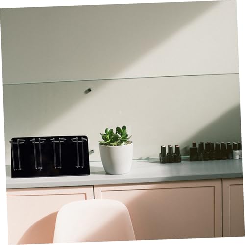 Support de tondeuse électrique compact en acier inoxydable à fixation murale facile - 4