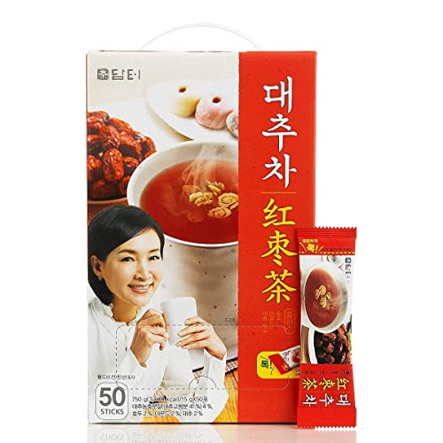 Damtuh Ginger Tea Plus 50 Sticks + Herbal Tea (Ssanghwa Tea) 50 Sticks + Jujube Tea Plus 50 Sticks #TOP5