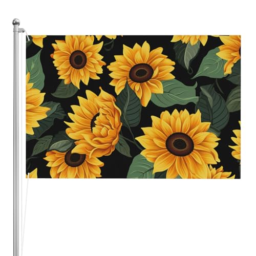 Drapeau à motif de tournesol pour habiller vos murs intérieurs et sublimer le jardin