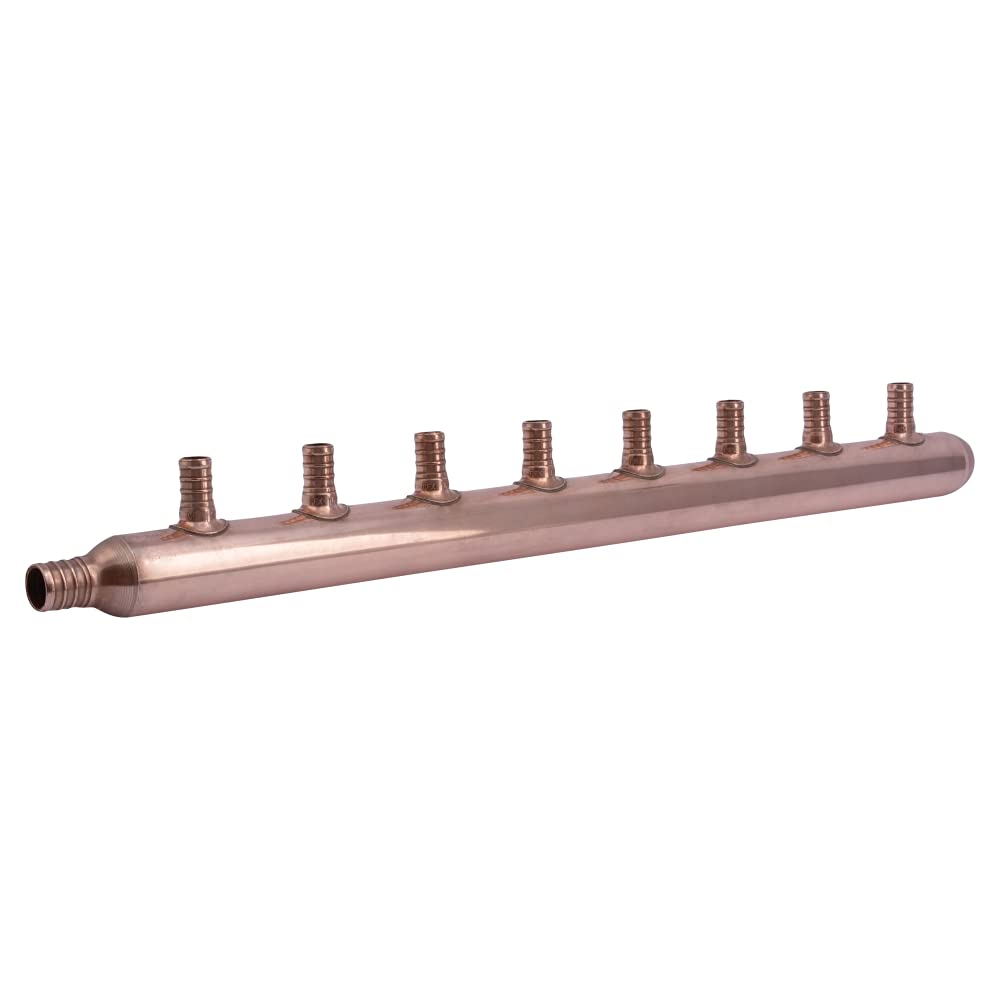 SharkBite 535522 Copper PEX Manifold, 1-Inch x 3/4-Inch