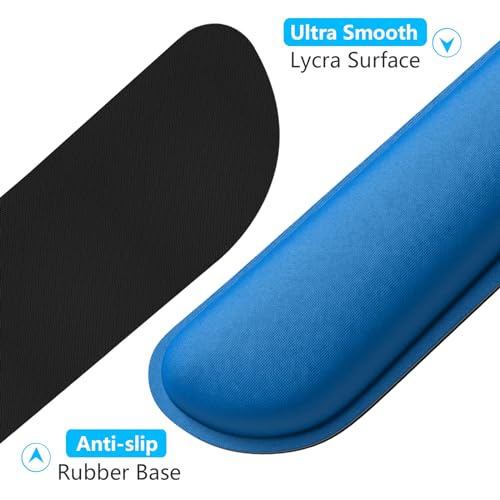 Repose-poignet pour clavier et souris en mousse à mémoire de forme