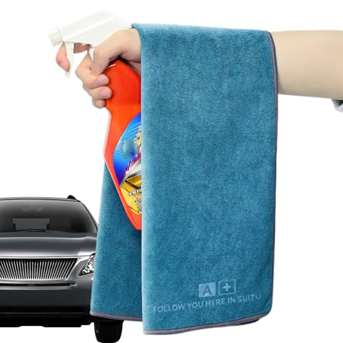 Generisch Paño de secado de microfibra para coche, abrillantador y paño de cuidado, paño de microfibra multifuncional de secado rápido para el hogar, detalles y cuidado del vehículo
