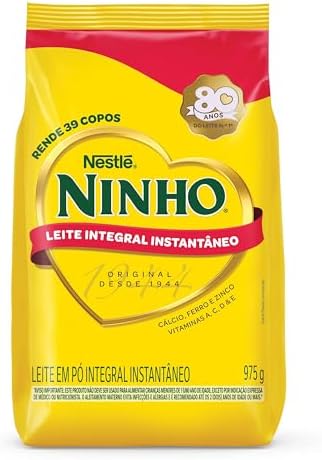 Leite em Pó Ninho Integral Instantâneo Sachê 975g