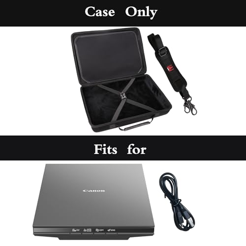 Image of Mchoi Hard Storage Travel Case Compatible with Canon Canoscan Lide 300 /400 Slim Scanner, Case Only
