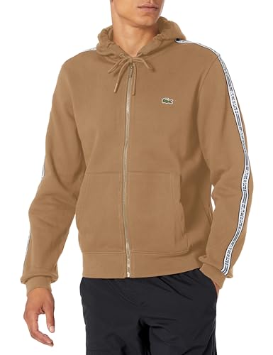 Lacoste Men's Full Zip Hooded Taping Sweatshirt