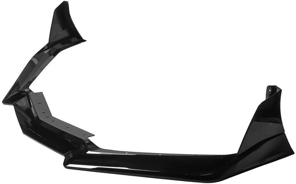 Front Bumper Lip Compatibility with 2020-2023 Corvette C8 Z51 ZR1 Style ABS Front Chin Splitter Spoiler with Side Extension Winglets Pair Gloss Black 7PCS