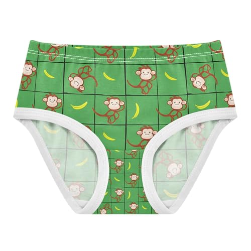 Cute Monkeys Bananas Toddler Girls's Underwear 2T 202c1344