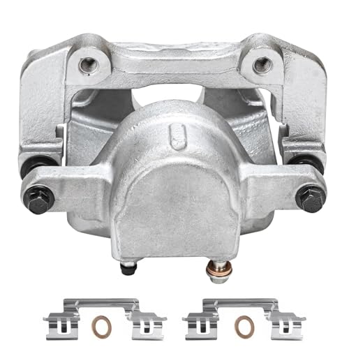 Image of Detroit Axle - 2pc Front Brake Calipers for Dodge Challenger Charger Magnum | Chrysler 300 Disc Brake Calipers with Brackets Replacement Brake Calipers Assembly