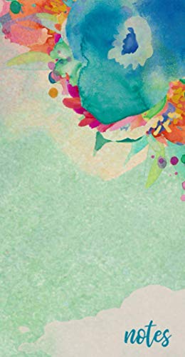 Notes: Small Grid notebook (Standard Traveler's Notebook Sized Watercolor Florals )