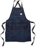 Carhartt Unisex-Adult Denim Apron, Dark Blue Ridge, OFA