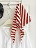 JOLILUNA Knit Triangle Scarf for Women Stripe Head... #1