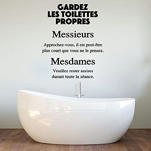 Autocollant Déco Amovible Pour Abattant WC Ou Mur Salle De Bain - Motif Sous-marin 30x35 Cm